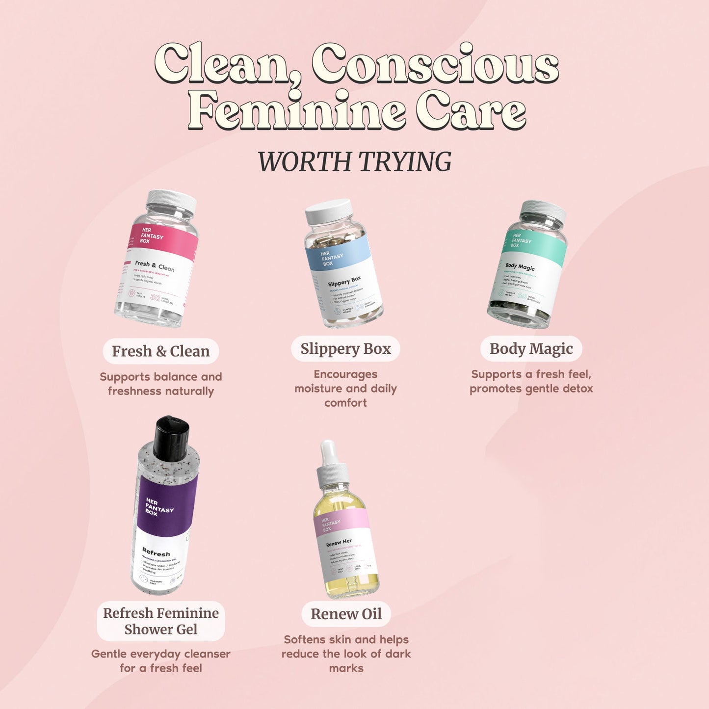 Her Fantasy Bundle - Vaginal Care Products